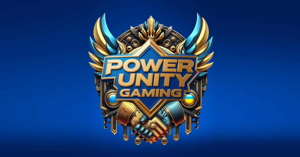 Main banner of PowerUnity Gaming platform with GCash entertainment theme